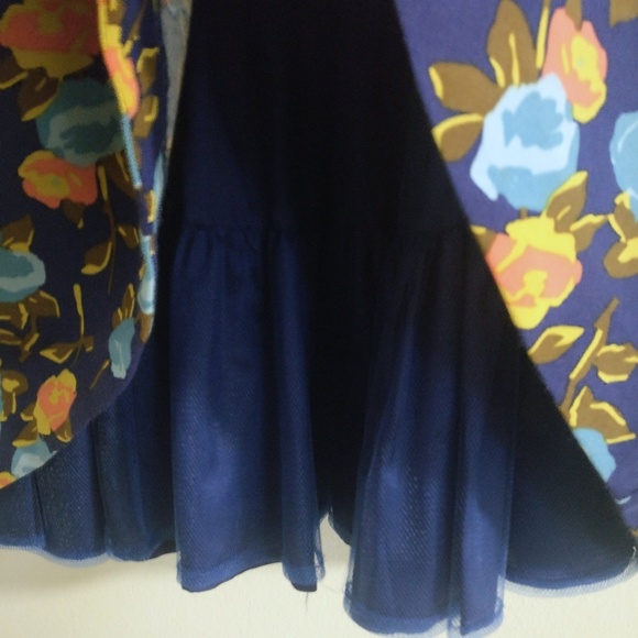 Blue Floral Dress by Plenty by Tracy Reese - Picture 4 of 6